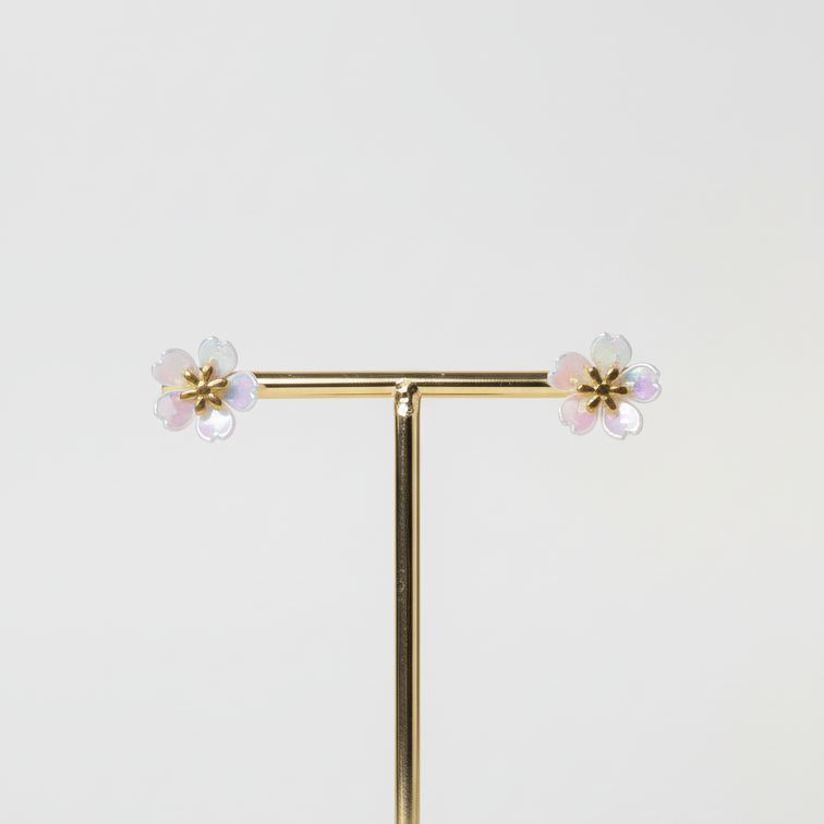 ROSIVAA Floral Stud Earrings