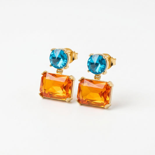 ROSIVAA Dual-Tone Crystal Drops