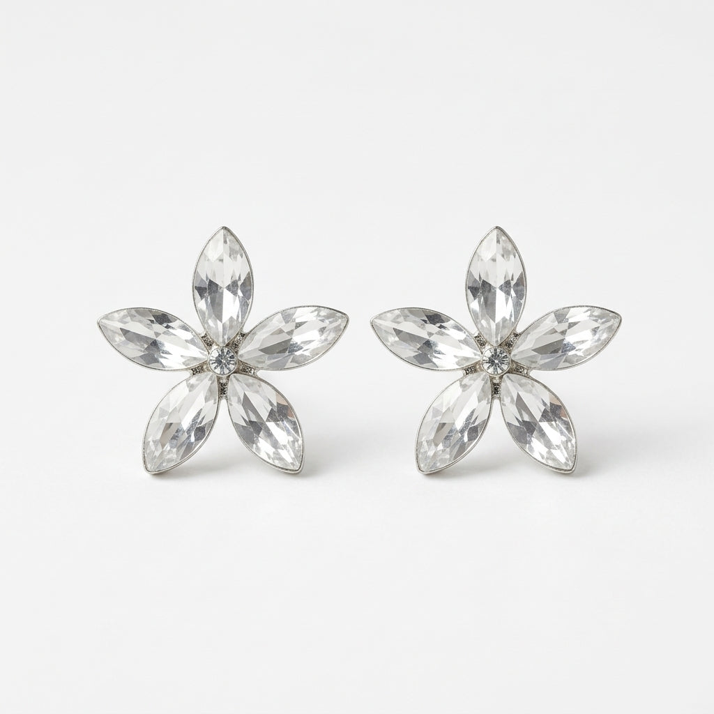 ROSIVAA Silver Blossom Studs