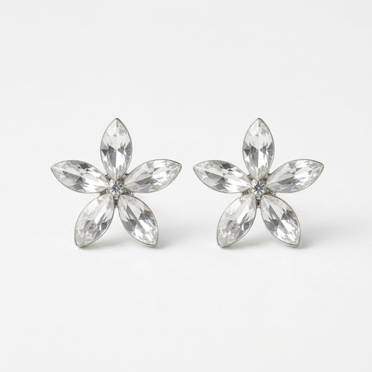 ROSIVAA Silver Blossom Studs