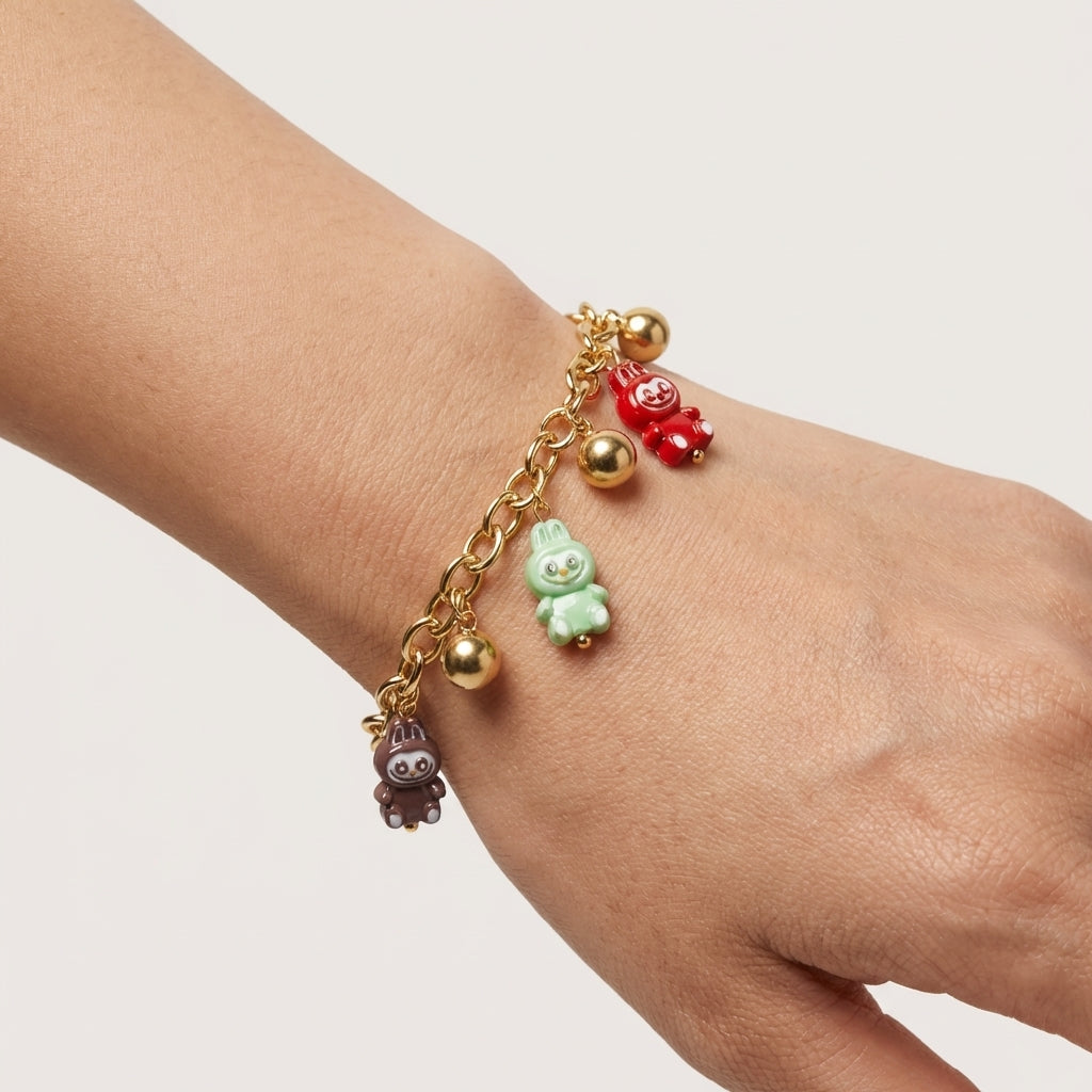 ROSIVAA Playful Buddy Charm Bracelet