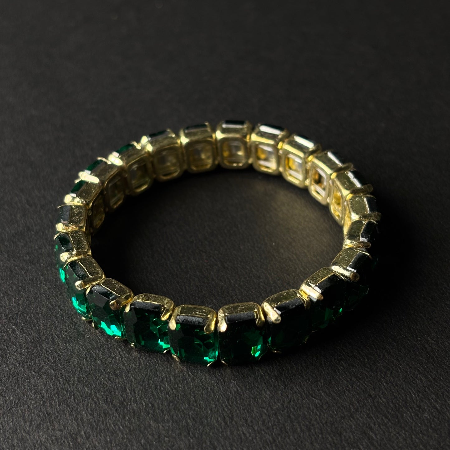 ROSIVAA Emerald Green Eternity Bracelet